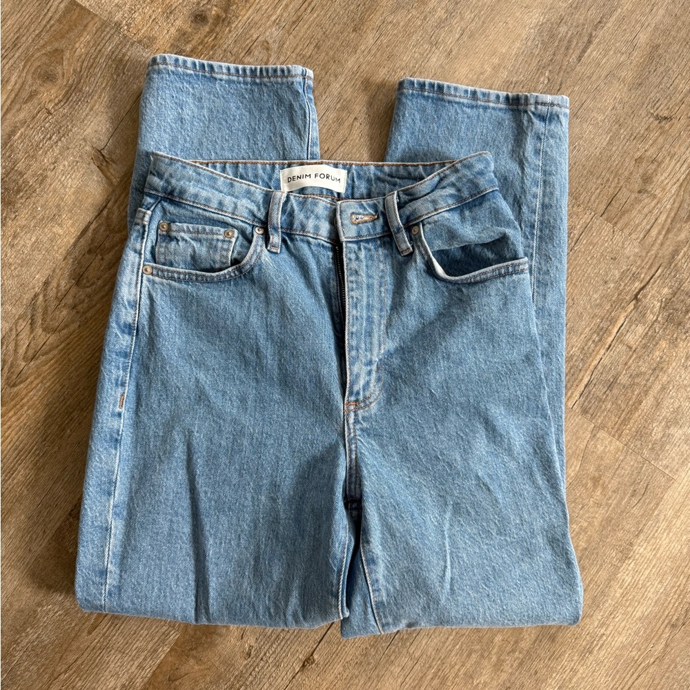 Denim Forum High Rise ankle length jeans